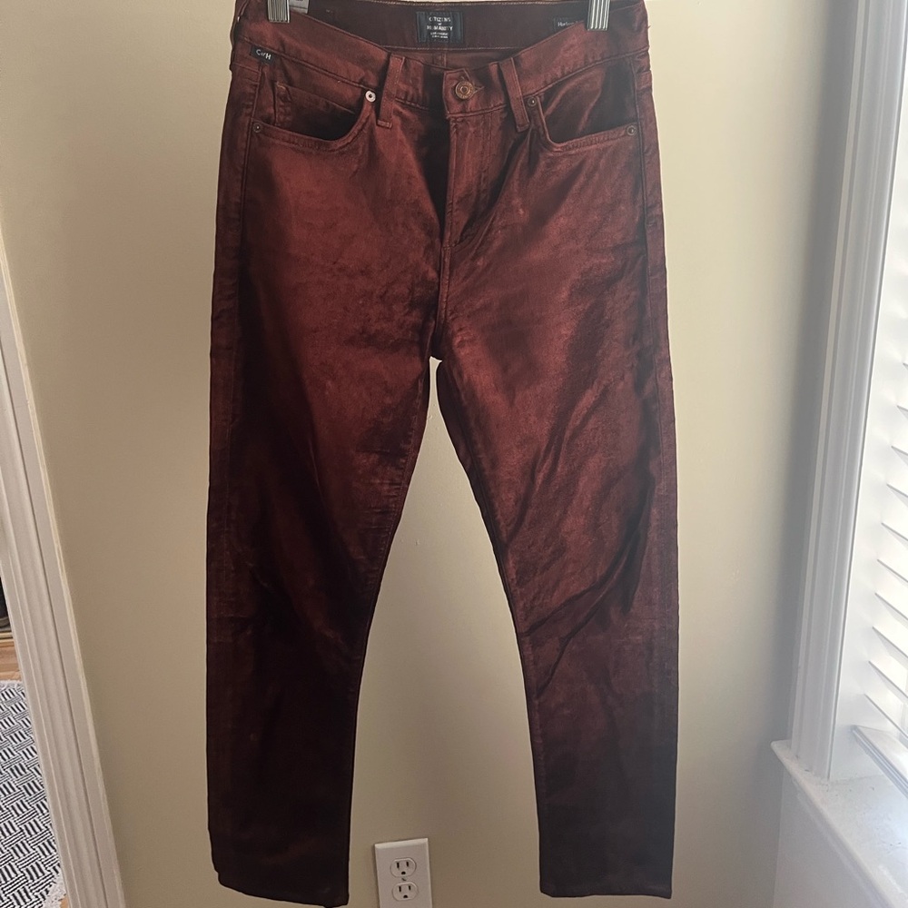 Citizens Of Humanity velvet pants